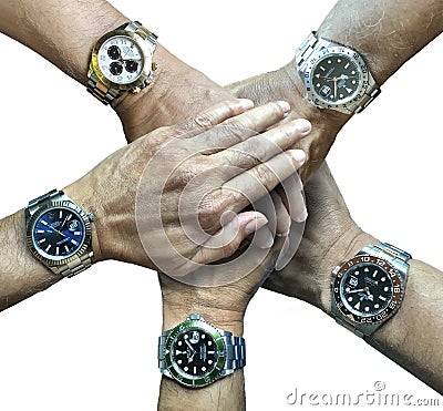 Rolex watches, sports Editorial Stock Photo