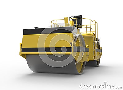 Roll compressor Stock Photo