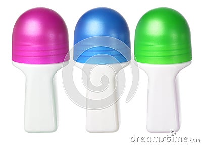 Roll On Deodorants Stock Photo