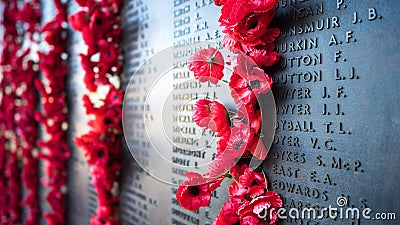 Roll Of Honor Editorial Stock Photo