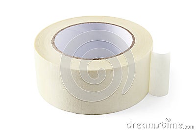 Roll of masking tape Stock Photo