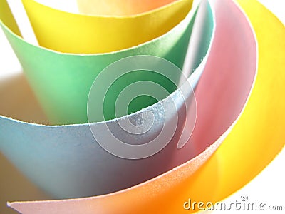 Roll of paper Stock Photo