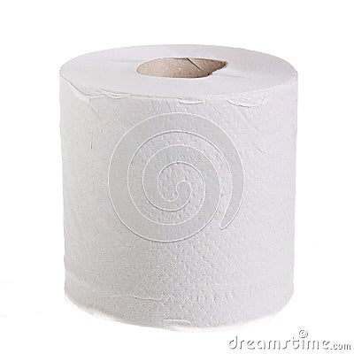 Roll of toilet paper Stock Photo