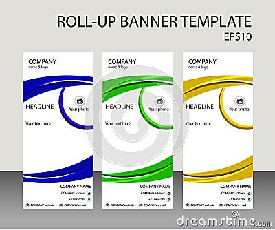 Roll-up Vector Illustration