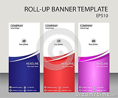 Roll-up Vector Illustration