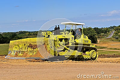 The Euclid t-12 bulldozer Editorial Stock Photo
