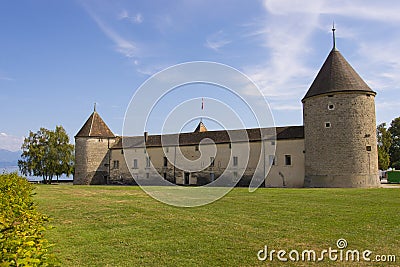 Rolle Castle Stock Photo