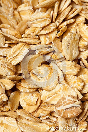 Rolled oats Stock Photo