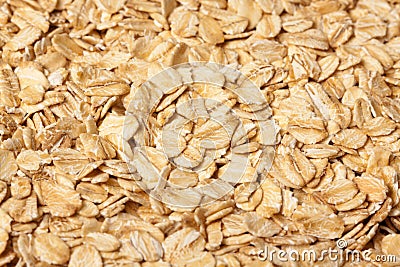 Rolled oats Stock Photo