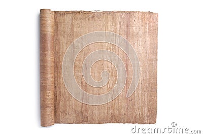 Rolled Scroll Stock Photo