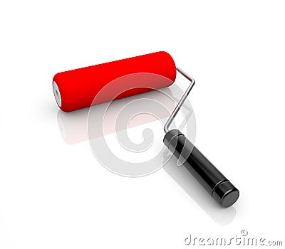 Roller. 3d icon Stock Photo