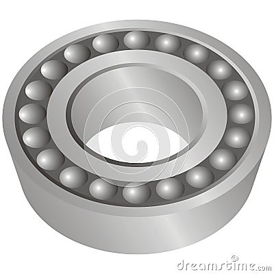 Roller bearing Vector Illustration