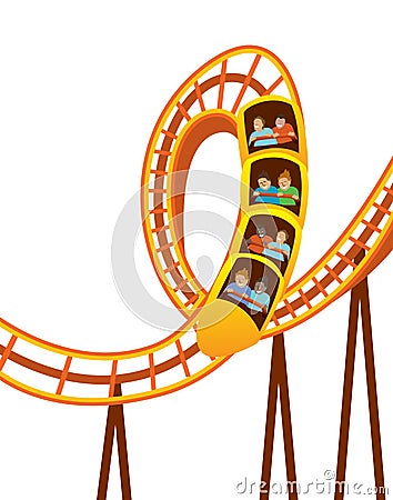 Roller Coaster Stock Photos - Image: 5364703