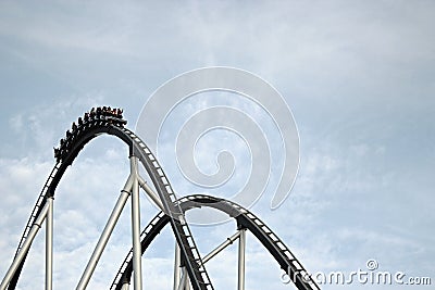 Roller coaster camel back Editorial Stock Photo