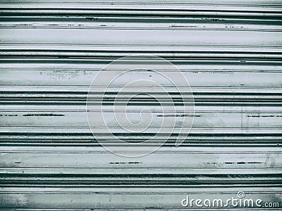 Roller shutter door background. Slide door texture. Rolling steel door texture. Stock Photo