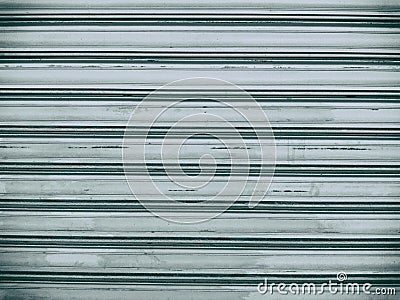 Roller shutter door background. Slide door texture. Rolling steel door texture. Stock Photo