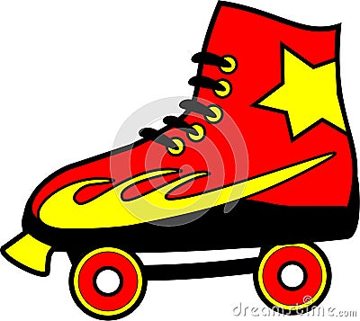 Clip Art Roller Skates Clip Art roller skate stock illustrations 1215 vectors clipart dreamstime