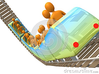 Rollercoaster Stock Photo