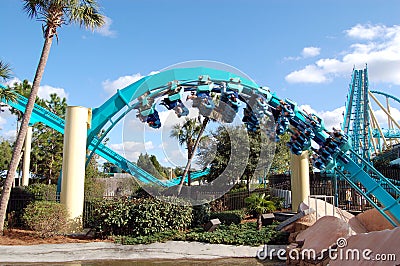 Rollercoaster Editorial Stock Photo