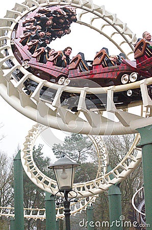 Rollercoaster Editorial Stock Photo