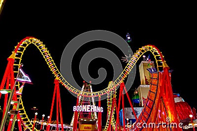 Rollercoaster Editorial Stock Photo