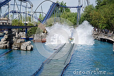 Rollercoaster Editorial Stock Photo