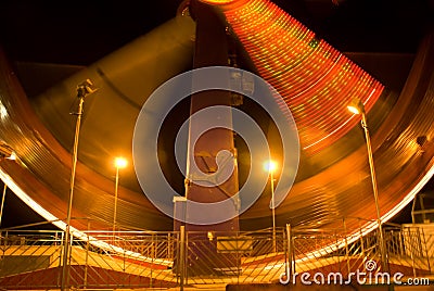 Rollercoaster Passing Editorial Stock Photo