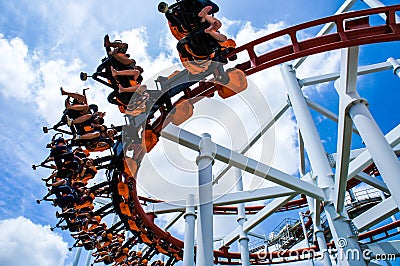 Rollercoaster Editorial Stock Photo