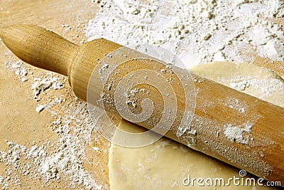 Rolling Pastry Stock Photo