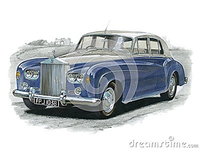 Rolls Royce Silver Cloud III Editorial Stock Photo