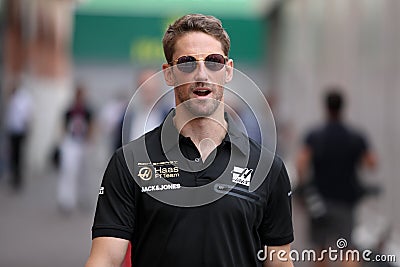 Romain Grosjean Editorial Stock Photo