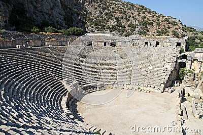 Roman amphitheatre Stock Photo