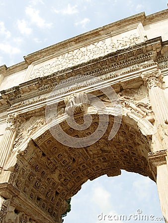Roman Arch Stock Photo