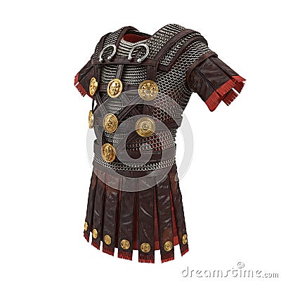 Roman armor 3d illustration Cartoon Illustration