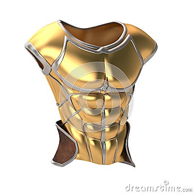 Roman armor 3d illustration Cartoon Illustration