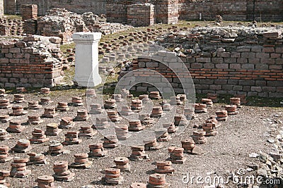 Roman Bath Stock Photo