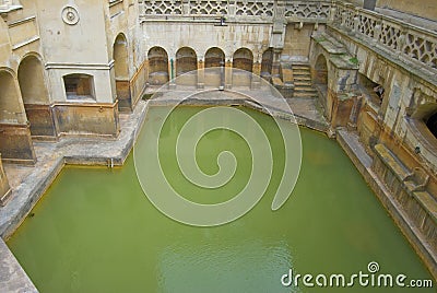 Roman Baths, Bath, England Stock Photo