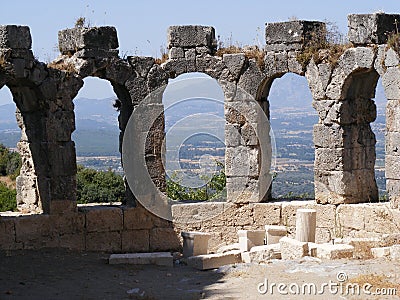 Roman Baths, Tlos Stock Photo