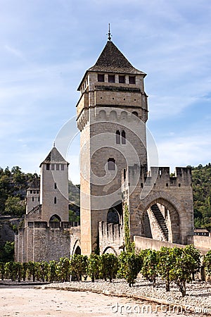 Roman Bridge Stock Photo