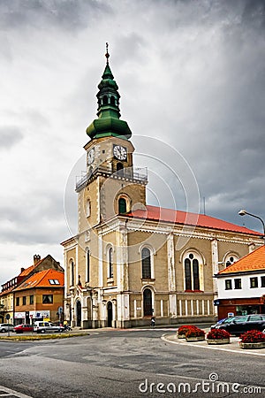 Church in Modra Editorial Stock Photo