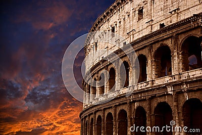 Roman Coliseum Stock Photo