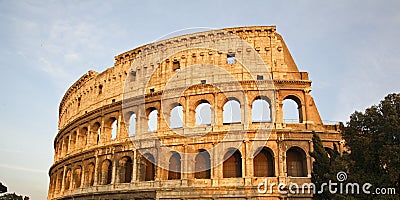 Roman Colosseum Stock Photo