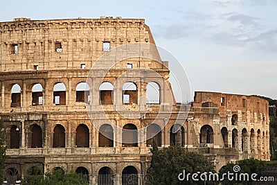 Roman Colosseum Stock Photo