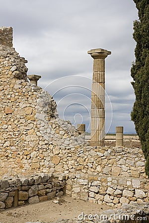 Roman column Stock Photo