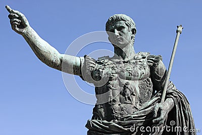 Roman emperor Augustus Stock Photo