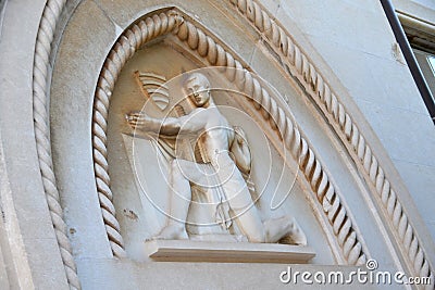 Roman empire influenced architectual art Stock Photo