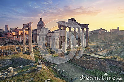 Roman Forum. Stock Photo