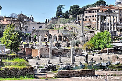 Roman Forum, Rome Stock Photo