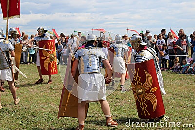 Roman generals Editorial Stock Photo