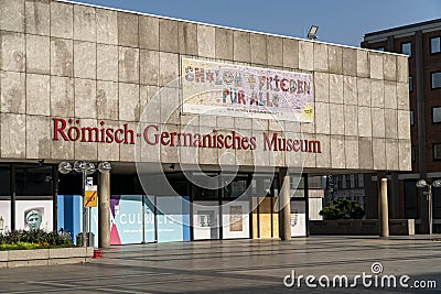 Roman-Germanic Museum in Cologne, Germany Editorial Stock Photo